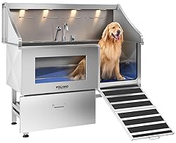 POLIMO Dog Washing Station, LED Professional