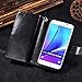 Note 5 Case, Galaxy Note 5 Case, Joopapa Galaxy Note 5 Wallet Case,Pu Leather Case Magnet Wallet Credit Card Holder Flip Cover Case Built-in 9 Card Slots & Stand Case for Samsung Galaxy Note 5 (Black)