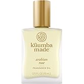 Kuumba Made Arabian Rose Fragrance Oil, Long-Lasting Small-Batch Perfume Roller, Vegan, Alcohol-Free, 0.5 oz