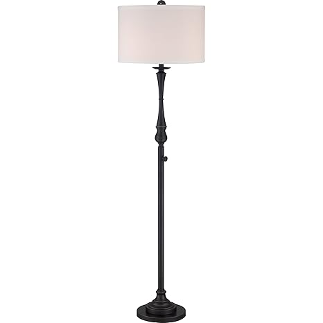 Quoizel Vvam9362pn Ambrose Fabric Floor Lamp 3 Light 225