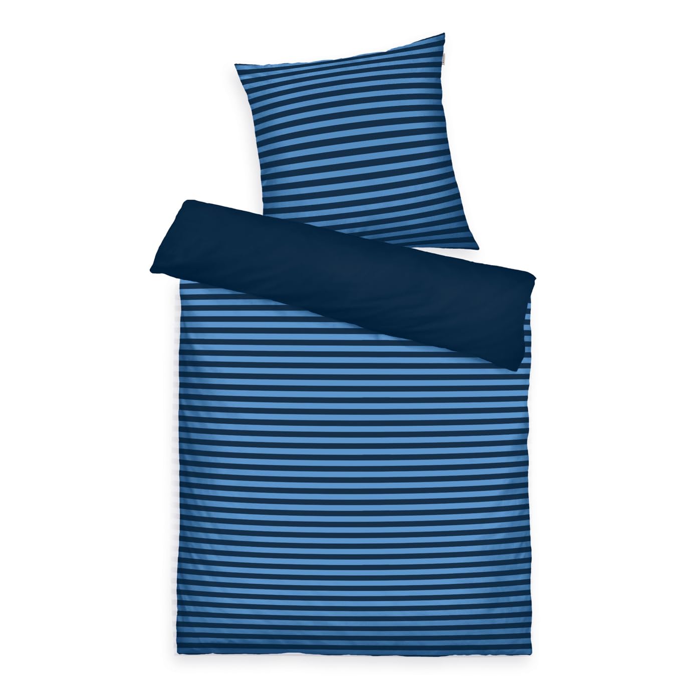 TOM TAILOR Herding Bedding Duvet Cover Double Bed, Dark Navy, Full