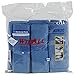 WypAll 83620 Cloths with Microban Microfiber, 15 3/4 x 15 3/4, Blue (Pack of 6)