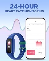Vigor 2 L Kids Fitness Tracker Watch Blue 5-15 Heart Rate IP68 view 4