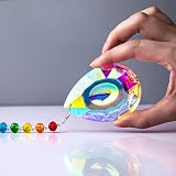 H&D Hyaline & Dora Crystal Suncatcher Prism 3.5” Drop Rainbow Window 89mm AB view 4