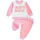 Sejardin Toddler Baby Girl Fall Clothes Infant Outfit Letter Print Long Sleeve Pullover Sweatshirts and Jogger Pants Set