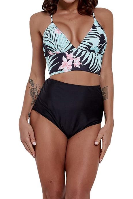 women's midkini swim top