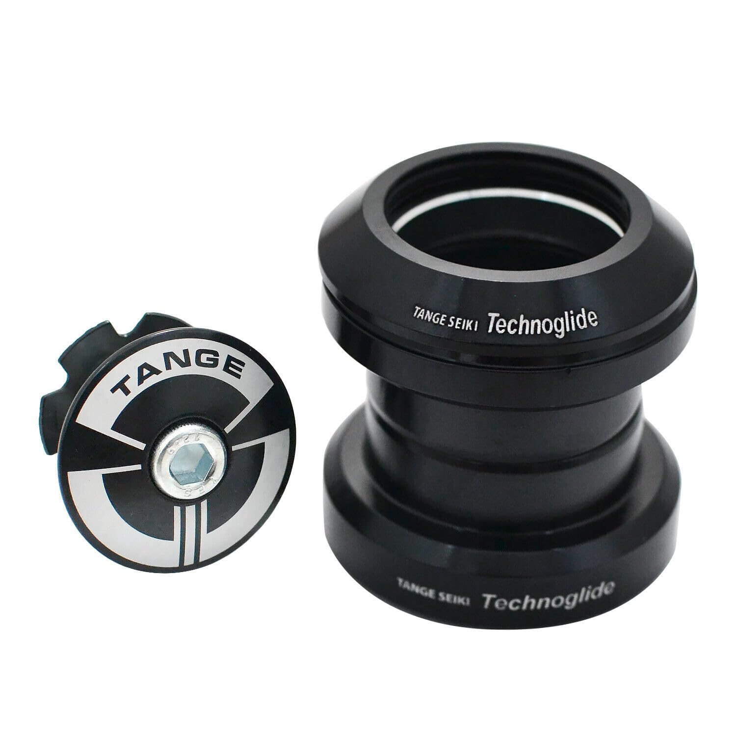 Tange Seiki Technoglide J-27 1-1/8" Threadless MTB Road Headset with Top Cap, B, TAST2994