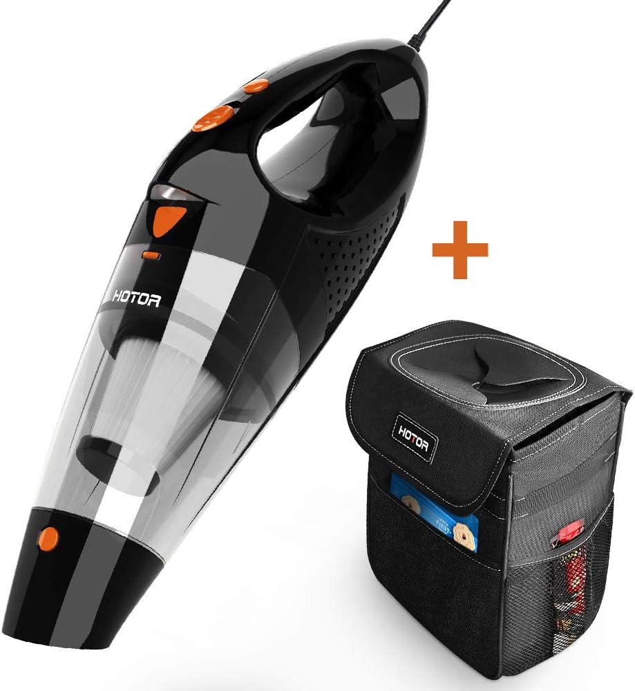 HOTOR Car Vacuum and Car Trash Can