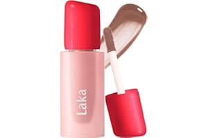 Laka Popping Balloon Lip Stain, 4.5g/0.15oz, Glossy Plumping Lip Tint, Moisturizing, Non-Sticky Texture for All-Day Hydration, Vegan, K-Beauty (#991 Hazy)