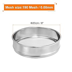 PATIKIL 190 Mesh Lab Sieve, 8" Diameter Test Sieve