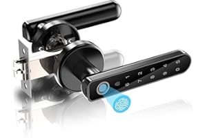 WEILAILIFE Electronic Passcode Door Lock,Smart Biometric Safe Fingerprint Door Lock,Key Less Entry Door Lock,Auto Security Touch Digital Pass Word Keypad Door Lock,Suitable for Home,Office,Apartment