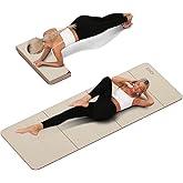 Foldable Yoga Mat Extra Thick 0.32 Inches-SGS Certified POE Material Exercise Mat, Non-Slip Design Fitness Mats, Multi-Purpose Workout Mats For Studio or Home Use