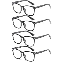 aisswzber Unisex Stylish Square Non-Prescription
