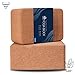 Forbidden Road 2 Pack Cork Yoga Blocks - 4 * 6 * 9 inch