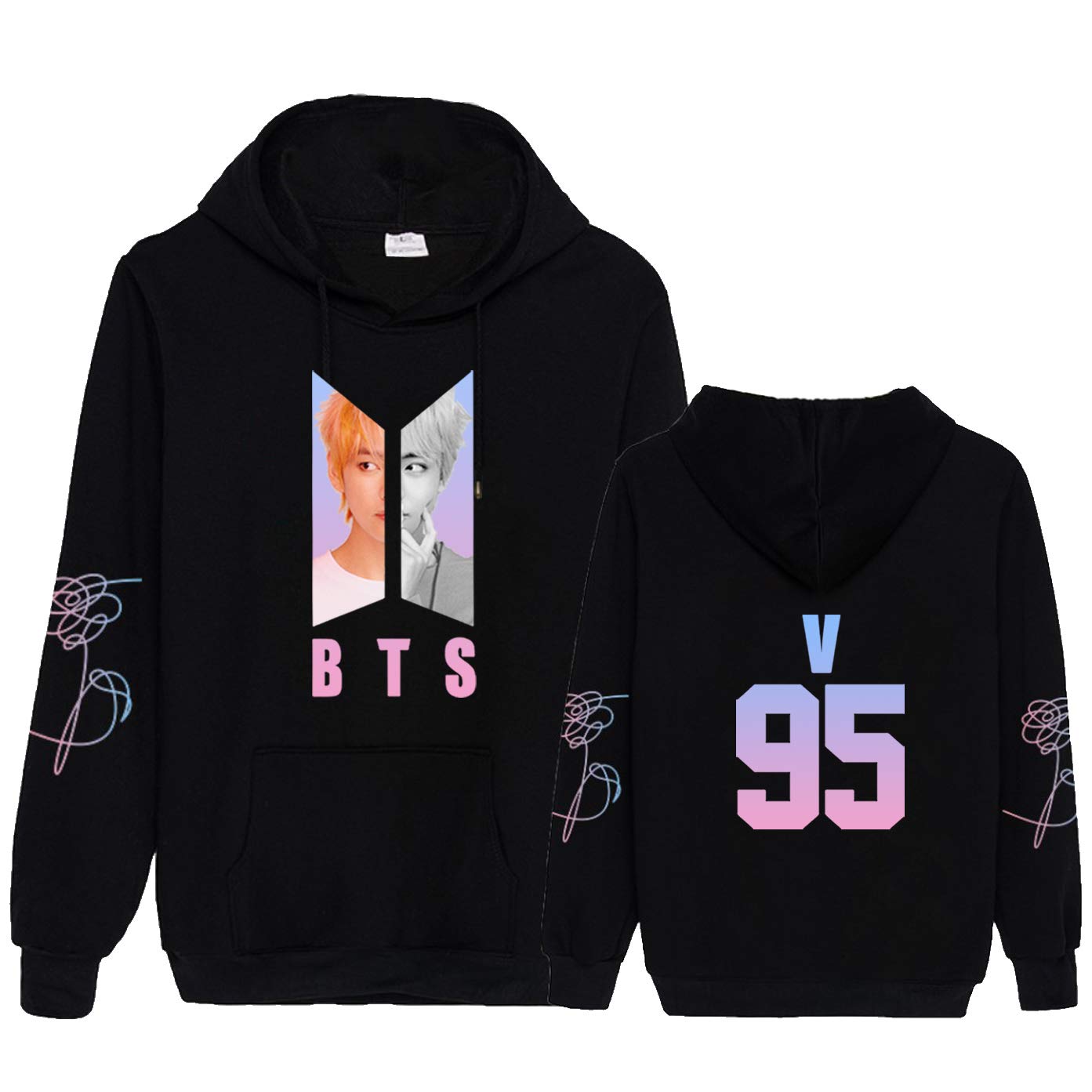 Kpop BTS Love Yourself Hoodie Suga V Jimin Jungkook J Hope Jin World ...