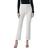 AFITNE Women's Yoga Pants with Pockets Stretchy Pull On High Waisted Cropped Pants Work Casual Dress Ankle Slacks