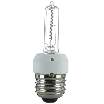 Sunlite Q100/CL/MED 100 W Halogen Medium basierend T4 Glühbirne, klar,, Q250/CL/MED, 250watts, 120 volts