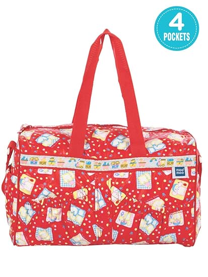 Mee Mee Multifunctional Diaper Bag (Red)