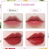 AOOWU 6 Pcs Hydrating Lip Oil Set Fruit Flavored Plumping Lip Gloss 8ML view 5