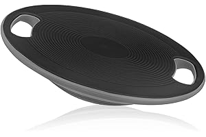 MADOG SPORT EQUIPMENT MADOG Wobble Balance Board for Adults, 15.5" TPR Non-slip Surface with Handle for Workout Core Trainer Physical Therapy, Home Gym Stability Board