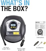 Ring 450 Digital Tyre Inflator Auto-Stop PSI BAR kPa LED Light view 2