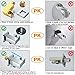 EMBATHER Shower System，Chrome Shower Faucet Sets with 10