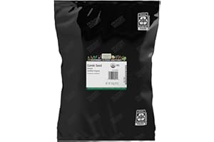 Frontier Co-op Organic Cumin Seed, 1lb Bulk Bag, Ground Cumin Seasoning - Robust Flavor - Perfect Cumin Powder for Chili, Soups, Stews, Curries & More