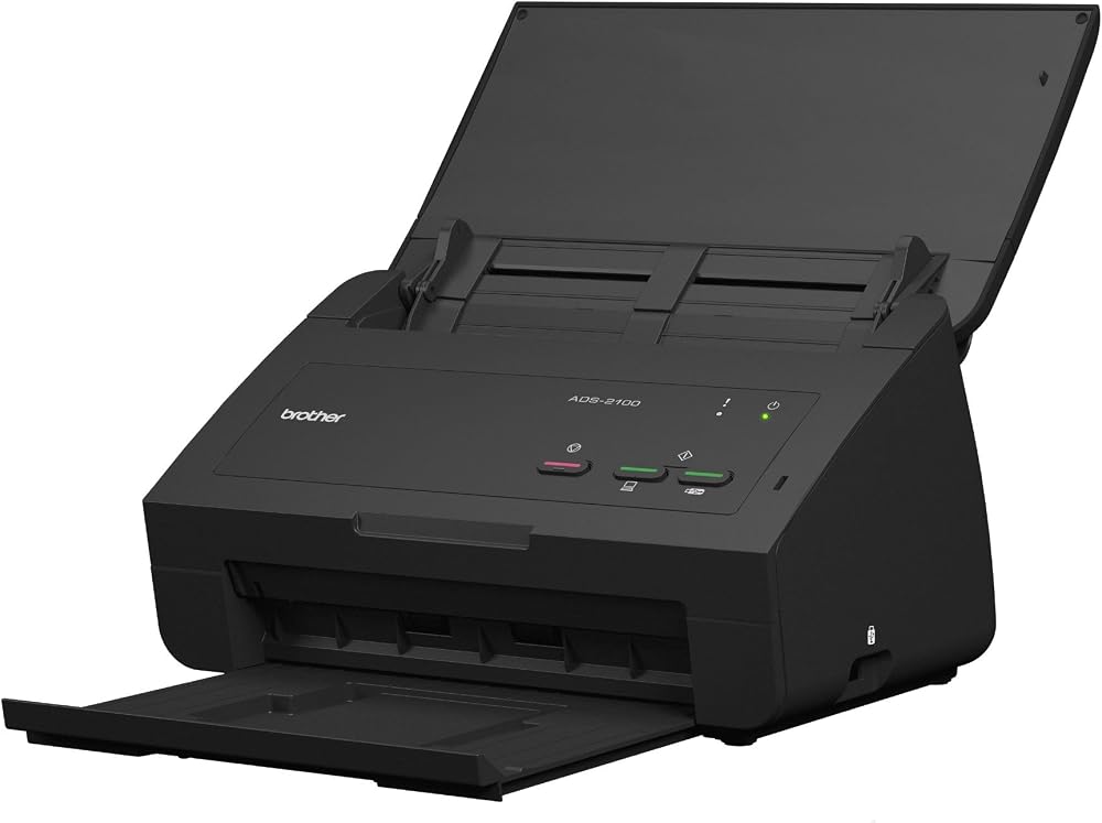 Brother ADS-2100e Color Document Scanner 24ppm Duplex ADF USB PC Mac