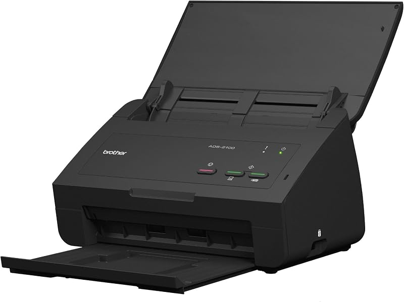 Brother ADS-2100e Color Document Scanner 24ppm Duplex ADF USB PC Mac