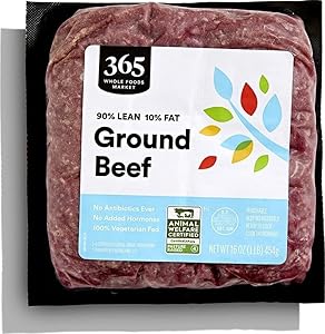 365 By Whole Foods Market, Ground Beef, 90% Lean/10% Fat, Step 1, 16 Ounce
