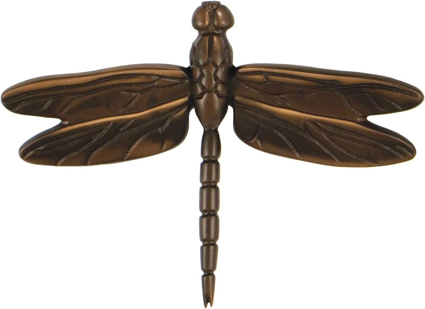 Dragonfly in Flight Door Knocker - Oiled Bronze (Premium Size)