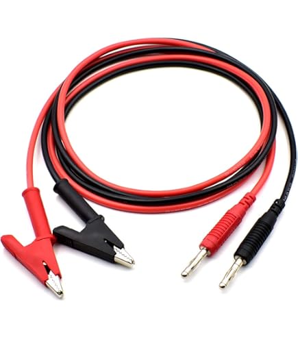 AST Labs Test Lead Set - Alligator Clips To Banana Plug, 15A, 1000V, 3ft Length (Model 998-020) 11 thumbnail image