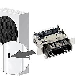 Aosai 1pcs HDMI Port Replacement for Xbox Series