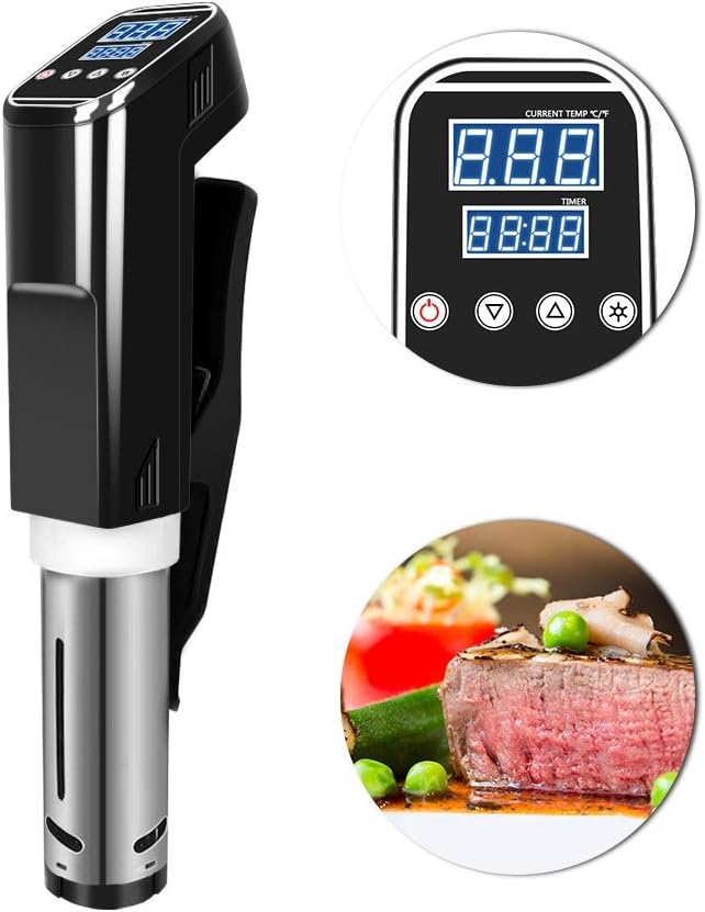 Sous Vide Cooker Accurate Immersion Cooker,1000W,Easy To Use Temperature and Time Settings