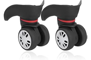 Luggage Wheels Replacement, Pair Suitcase Wheel Universal Luggage Carry on Replacement Accessory Outdoor