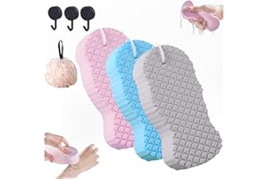 2026 New Magic Exfoliating Bath Sponge,3D Super Soft Exfoliating Bath Sponge Skin Friendly and Reusable for Men and Women (Bl