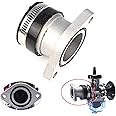 PLSUSJHAO Carburetor Carb Intake Manifold Boot Joint Adapter Carburetor Replacement For Wolverine 350 YFM350X 1999-2005 Big Bear 350 4x4 ATV Powersports Fuel Manifolds 4KB-13586-01-00