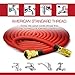 100ft Garden hose,Expandable Hose,Heavy Duty Flexible Hose Pipe with 8-Way Spry Nozzle,3/4
