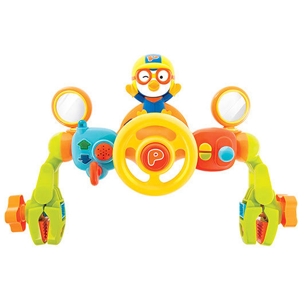 Driving Baby Pororo ベビードライビング玩具 ベビーカー 自転車 椅子 カーシート玩具 ポロロ Handle B075kkh9z3 Toy Seats Car And Chair Bicycles Strollers For Toy ベビーカー用おもちゃ 新しい到着 Opalforce Com