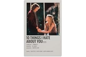ENYPOLIS 10 Things I Hate About You Posters & Prints on Canvas Wall Art Poster For Room Decor Unframe 12x18inch(30x45cm)