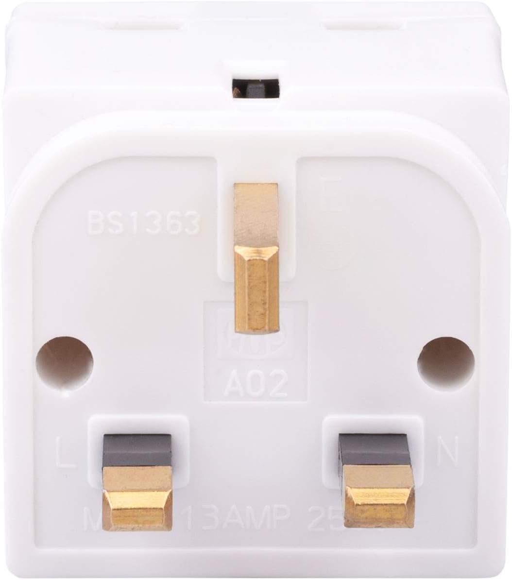 Keple Multi Socket Plug Adaptor 2 Way Electric Plug Power Splitter UK