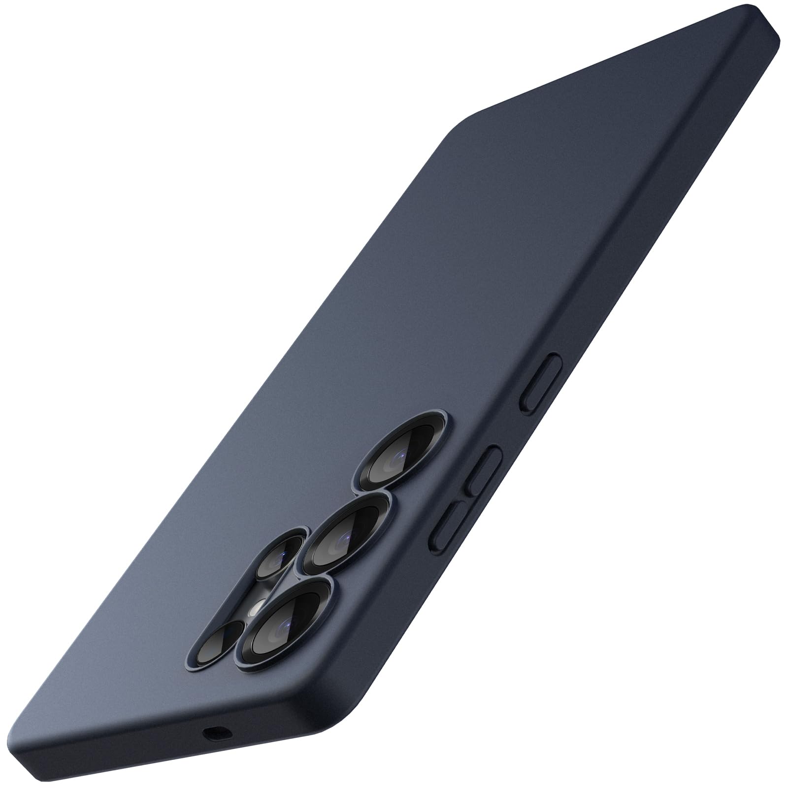 Photo 1 of JETech Slim Fit Case for Samsung Galaxy S25 Ultra 5G, Camera Lens Full Protection, Soft TPU Thin Protective Phone Cover with Matte Finish, Shockproof (Dark Blue)