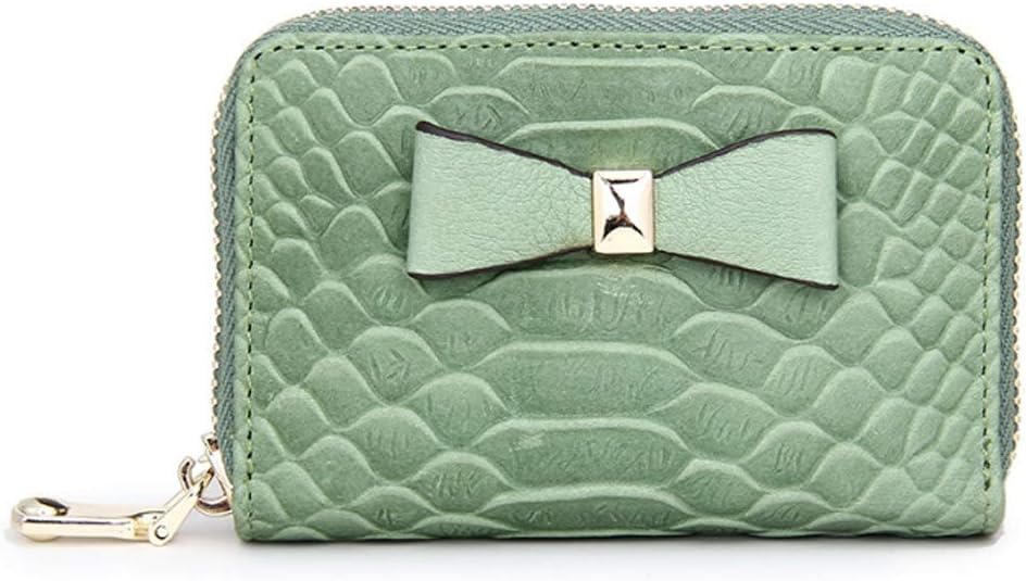 Women's Card Holder Leather Casual Wallet Crocodile Skin Coin Purse Top Layer Leather Card Holder