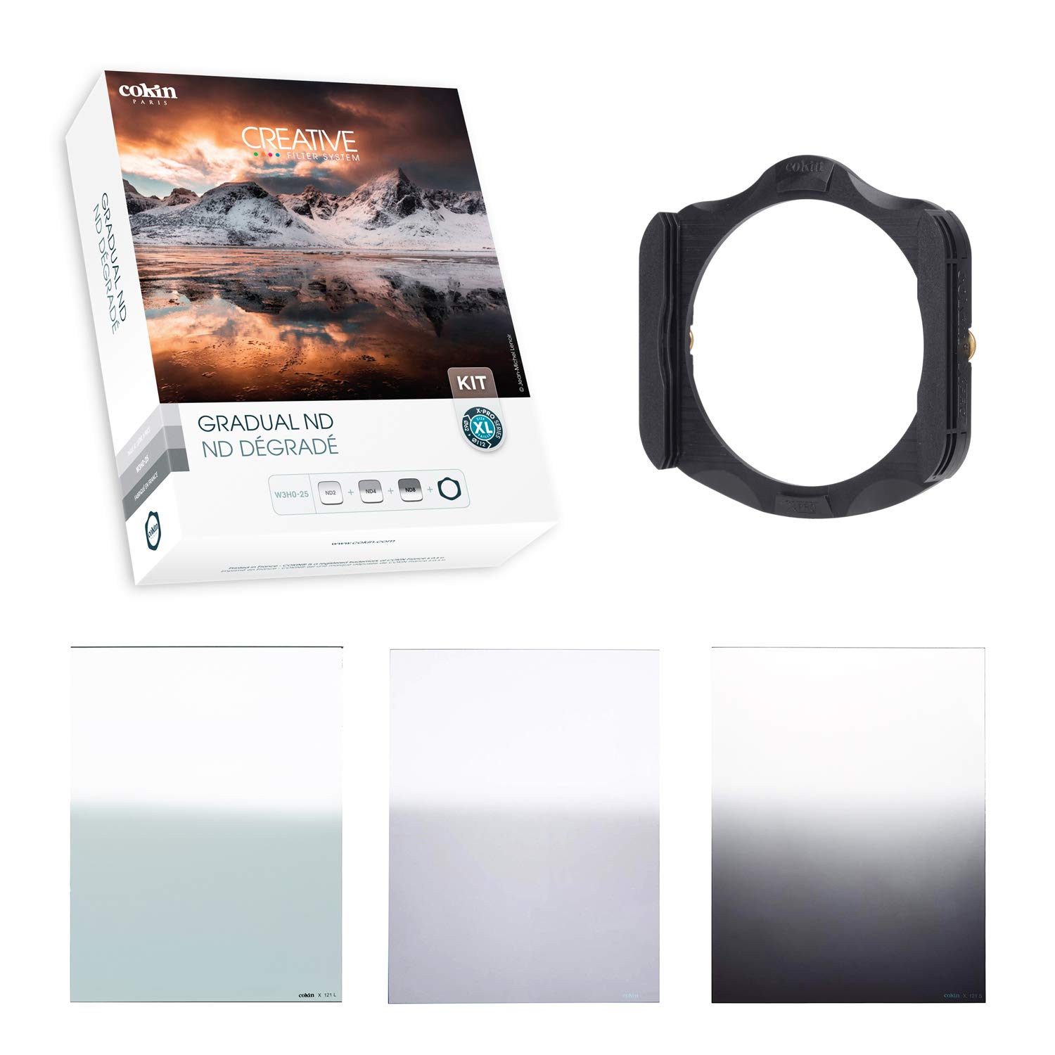 Cokin X-Large X-PRO Gradual ND Filter Kit with Holder - Black