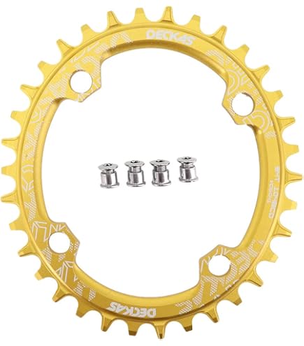 Plateau Pédalier 110/130 BCD étroit-large 36-60T – Alliage Aluminium 7075 CNC Pour Vélo Route Pliable 8-12 Vitesses – Noir/Rouge