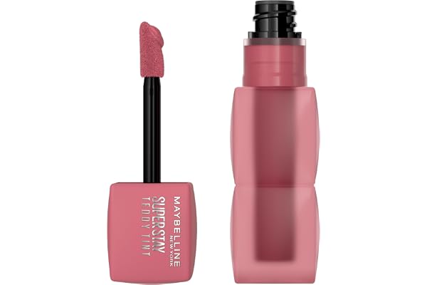 Maybelline Teddy Tint, Lip Stain, Soft Lip Tint, Light Feel, 12Hr Wear, Sheer or Blurred Finish, Knee High