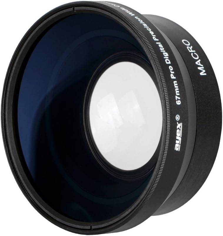 Ayex wide-angle conversion lens, 0.45x multi-coated wide conversion lens for 67 mm connection thread
