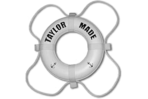 Taylor Made Life Ring Lettering Kit for Buoys, Contains Four of Each 2" Black Letters A-Z, Numbers 0-9, Various Symbols, Wate