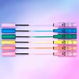 Barry M Hi Vis Neon Liquid Eyeliner Teal Green Exhilarate Eye Makeup view 3