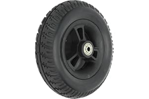 7in Wheel Replacement Heavy Duty Solid PU Strong Bearing Capacity Front Wheelchair Wheel